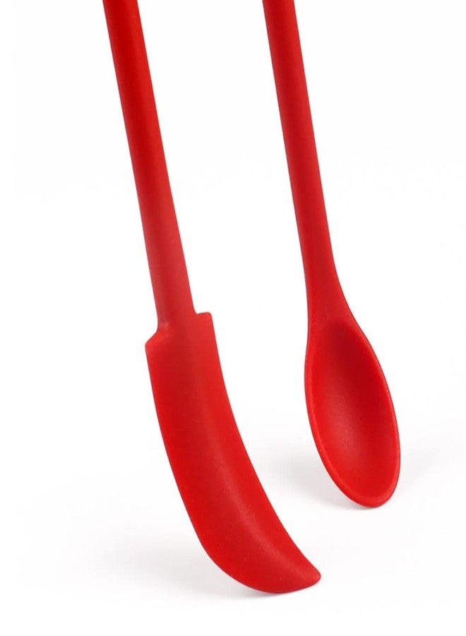 Evona 3 Pieces Mini Silicone Spatula-Makeup Spatula-Small Silicone Spatula-Thin Spatula Set for Jar, Kitchen Bottles, Cosmetic - Image 3
